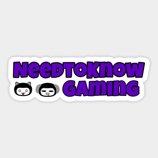 NeedtoKnow Gaming Logo (Alternate) Sticker